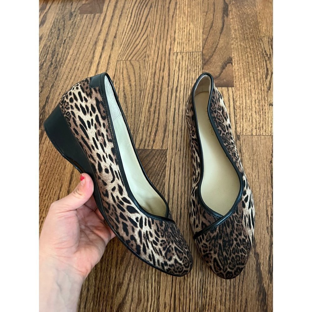Taryn Rose‎ | Leopard Print Wedge Shoes Sz 10